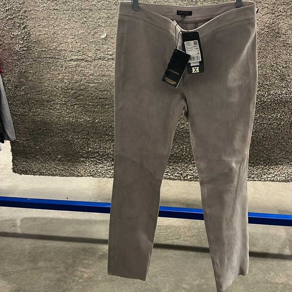Escada suede pants